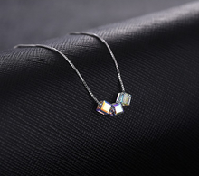 Load image into Gallery viewer, Unicorn AB Crystal Necklace - 925 Sterling Silver